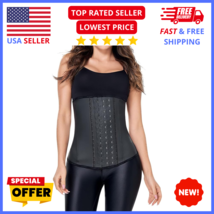 Black Latex Waist Trainer Corset - Ann Chery Colombian Cincher, 3 Hook - $34.99