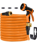 100ft Expandable Garden Hose with 10-Function Spray Nozzle, 3/4&quot;  - $99.00