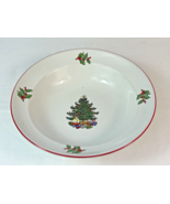 Cuthbertson American Christmas Tree 9 1/4&quot; Round Vegetable Serving Bowl ... - £7.83 GBP