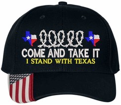 Stand with Texas Come and Take It Embroidered Adj/Flex Fit Hat USA300 / Flex Fit - £19.97 GBP