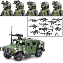 British Special Air Service Regiment Building Blocks Figures Toy #NO6-B-5PCS-BBB - £29.13 GBP