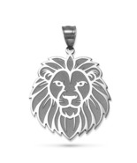 Solid Sterling Silver Majestic Lion Pendant (S/L) - $570.90 MXN+