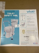 Adjustable Padded Hand Toilet Safety Rail, Compact and Lightweight  LVA1055 - £43.42 GBP