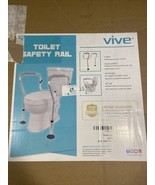 Adjustable Padded Hand Toilet Safety Rail, Compact and Lightweight  LVA1055 - $74.43 CAD