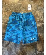 Nike Swim Mens Boxer Brief Lined 9” Blue Swim Trunks!!(Sm)$74 - $33.24