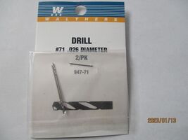 Walthers 947-71 Walthers # 71 /.026 Diameter Drill Bit 2 pack - $60.68 MXN