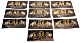 KALA Brand Music Co Petaluma California Decal Sticker Lot of 10 - £5.04 GBP