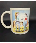 Vintage 90s Leanin Tree Coffee Mug Art by Daryl Reed With Age Comes Wisd... - $33.48 CAD