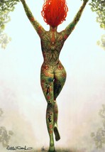 Nathan Szerdy SIGNED Art Print Set ~ Poison Ivy w/ Tattoos &amp; Belle w/ Tattoos - £40.98 GBP