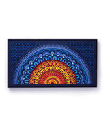 Paper Cut Illustration Geometric Sunrise Design, Laser Cut Art Home Decor - $350.00