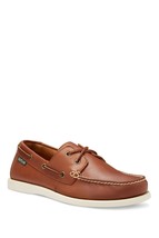 Eastland Men Boat Shoes Seaport Size US 7.5M Tan Leather - £29.89 GBP