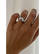 Lab Grown 2.50 Carat total Pear Cut F/VS2 Diamond Engagement Ring 14k Go... - $2,846.38