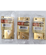 Gatehouse 4&quot; Satin Brass Finish Entry Door Hinges Square Corner 0308911 ... - $16.00