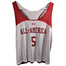 All America Schmitt Womens Lacrosse Jersey Medium Reversible Fitted Tank... - £21.73 GBP