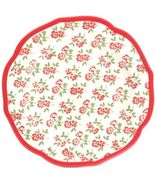 Four (4) Pioneer Woman ~ RED Timeless Floral ~ Stoneware ~ 8.5&quot; Salad Pl... - $1,096.69 MXN