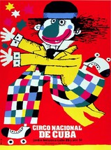 Decoration interior design Poster.Decor movie art.Cuba Circus Clown.4314 - £13.95 GBP+