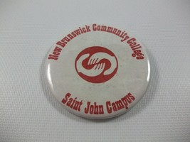 NBCC Saint John Campus 2.25&quot; Vintage Pinback Pin Button - £2.35 GBP