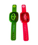 Bundle Of 2 VTech PJ Mask Red &amp; Green Kids Digital Watch Needs Batteries - £13.47 GBP
