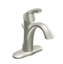 MOEN Eva 6400 Single Hole Single-Handle High-Arc Bathroom Faucet in Chrome - £136.28 GBP