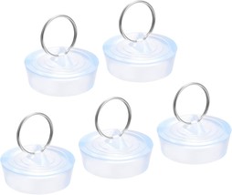 Uxcell Rubber Sink Plug, 5Pcs Clear Drain Stopper Fit 1-1/2&quot; To 1-5/8&quot; D... - $29.99