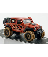 Hot Wheels 17 Jeep wrangler Orange 126/250 2022 Mud Studs 3/5 Treasure hunt - £20.43 GBP
