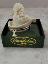 Department 56 Snowbabies ROCK-A-BYE BABY Hinged Box # 68848 - £11.70 GBP