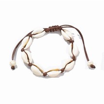 Bohemian Trendy Natural Seashell Handmade Bracelet For Women Shell Bracelets Bea - £9.01 GBP