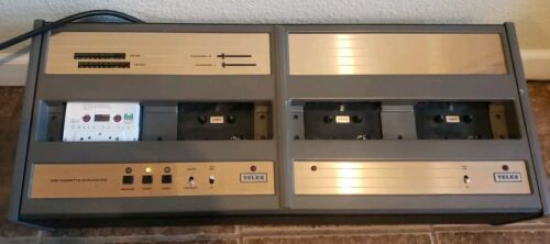 TELEX CD2 STEREO CASSETTE DUPLICATOR 1 to 3 TAPE COPY Machine AS IS FOR ... - $185.13