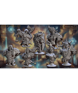3D Printed Artisan Guild Wrath of the Malakim Bust Set 28mm 32mm - $40.28 CAD+