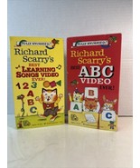 Richard Scarry&#39;s Best ABC Video Ever /Best Learning Songs Ever VHS Tape ... - £11.01 GBP