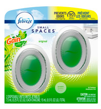 Febreze Small Spaces Air Freshener, Gain Original Scent, 2 Ct - £8.73 GBP