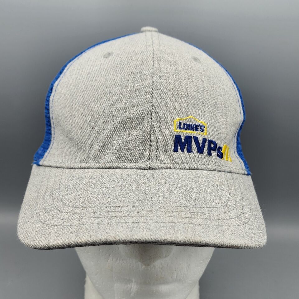 Lowe’s MVPs Gray Blue Mesh SnapBack Hat Cap New - $4.79