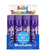 Kwik Stix Solid Tempera Paint Sticks 12/Pkg-Purple (Pack of 1) - $57.96 CAD