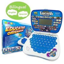 Bilingual Spanish English Learning Small Laptop Toy With Screen For Kids... - $45.27