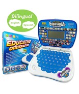 Bilingual Spanish English Learning Small Laptop Toy With Screen For Kids... - $46.65