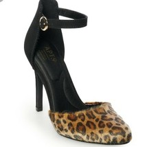 Apt. 9 Women&#39;s Size 10 Leo Confection D&#39;orsay High Heels Shoes Leopard Animal - £24.52 GBP
