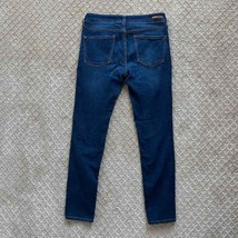 Anthropologie Pilcro &amp; the Letterpress Mid-Rise Dark Rinse Skinny Jeans sz 27 - £23.19 GBP