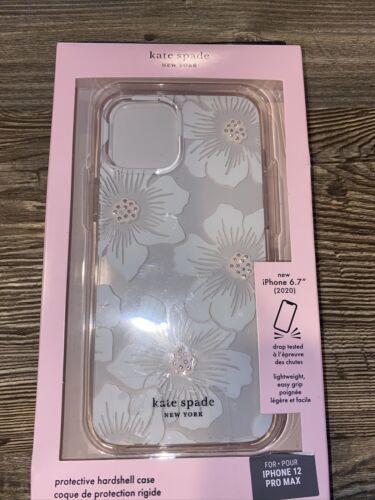 Primary image for kate spade Stones/Hollyhock Floral Clear Case for iPhone 12 Pro Max (6.7")