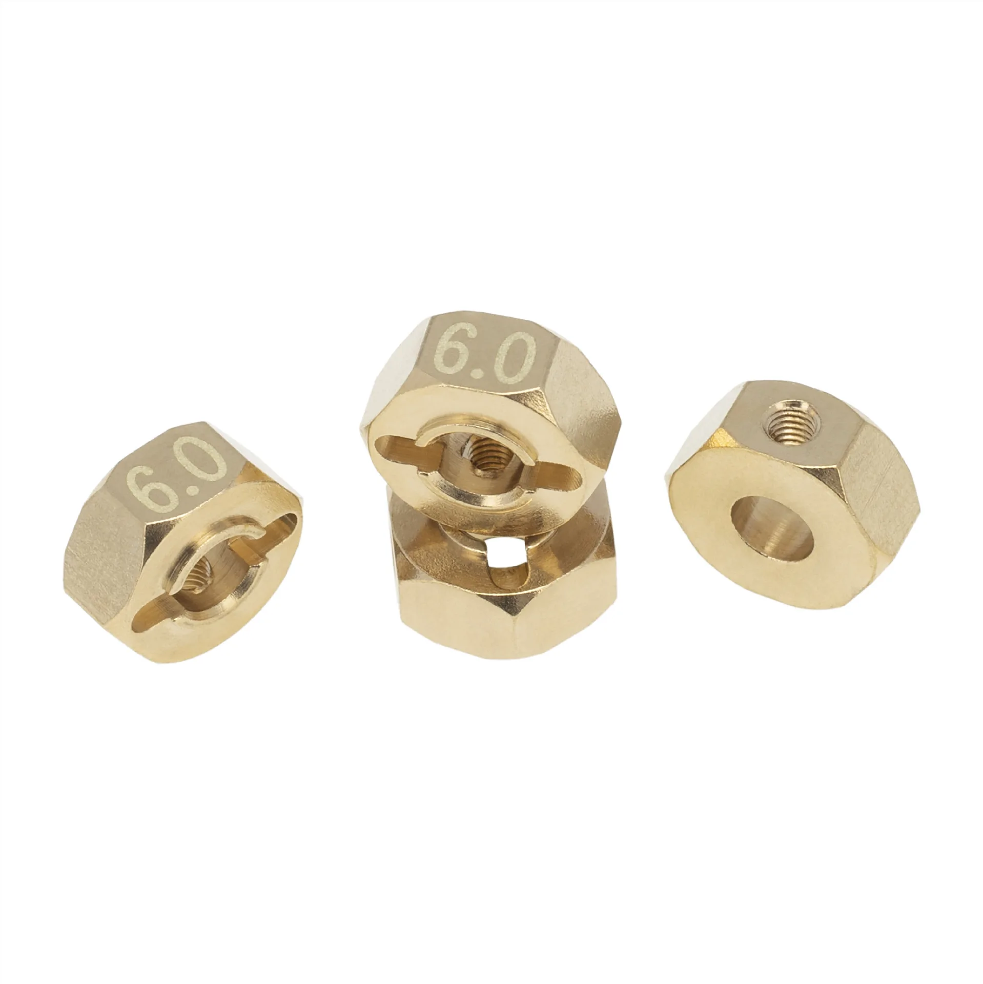 Game Fun Play Toys BrA 12Mm Hex Wheel Hub Extended Adapter for Axial SCX10 III C - £23.12 GBP