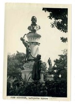John McDonogh Statue Lafayette Park Photo New Orleans Louisiana 1930&#39;s - £7.76 GBP