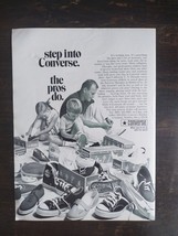 Vintage 1969 Converse Tennis Shoes Full Page Original Ad 1223 - £5.54 GBP