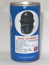 1977 Bake McBride St. Louis Cardinals RC Royal Crown Cola Can MLB All-Star - £7.00 GBP