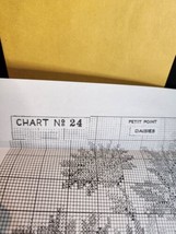 Babs Fuhrmann Petit Point Chart No. 24 Daisies  - $19.79