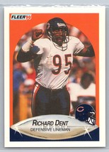 Fleer 1990 Richard Dent Chicago Bears #291 - $1.78