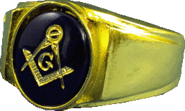 Masonic Mason Black Gold Gp Ring Size 7 8 9 10 11 12 13 14 15 Made In Usa - £71.93 GBP