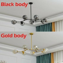 Nordic Glass Ball LED Bedroom Living Room Indoor Decor Modern Pendant Lamp... - £151.80 GBP+