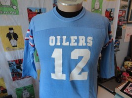 Vintage NFL Rawlings Houston Oilers Ken Stabler 12 Durene Jersey Youth XL - $39.59