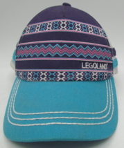 Multicolored Legoland Mesh Adjustable Snap Back Kids Hat Purple &amp; Turquo... - $275.85 MXN