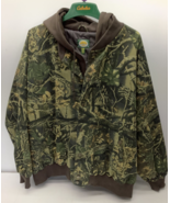 Cabelas Mens Canvas Camo Jacket Coat Seclusion 3D Quilted Insulated Hunt... - £44.12 GBP
