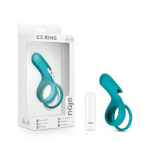 Blush Noje C2.Ring Rechargeable Vibrating Silicone Cockring Juniper - £33.07 GBP